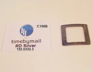 Para RADO 152.0332.3 DIASTAR JUBILE Reloj Vidrio Cristal PLATA Parte de repuesto C106B - Imagen 1 de 2