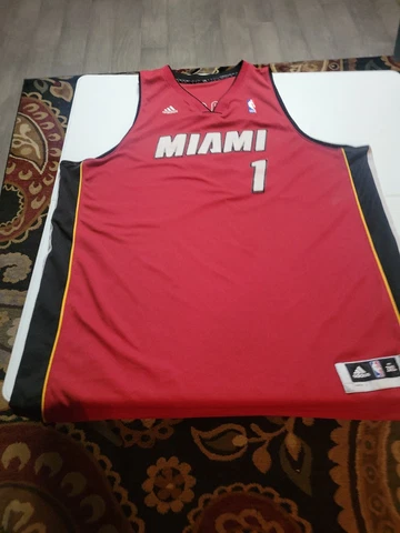 Adidas Miami Heat Chris Bosh 3xl Swingman Jersey Cover