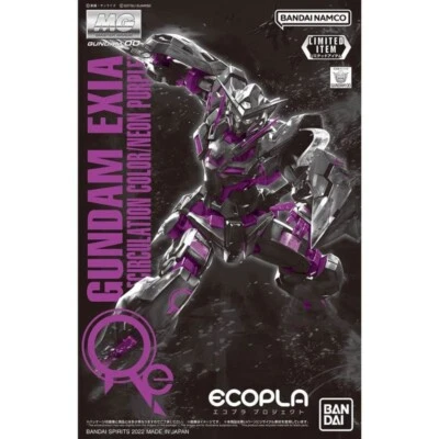 BANDAI MG 1/100 Gundam Exia Umlauf Farbe Neon Lila ECOPLA Figur JAPAN - Bild 1 von 2