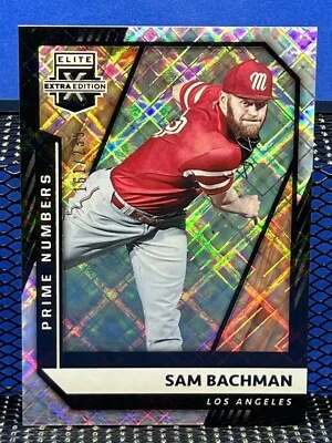 2021 Panini Elite SAM BACHMAN Los Angeles Angels Prospect 161/235 - Image 1 of 2