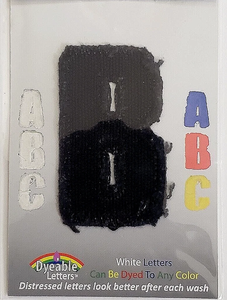 JOY LETTER SHOP 2,5 pulgadas NEGRO Hierro Envejecido Sobre Letra - B Foto 1 de 1