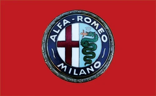 NEW Big NEW ALFA ROMEO RED FLAG BANNER SIGN 3X5 FEET MITO BRERA - Image 1 of 1