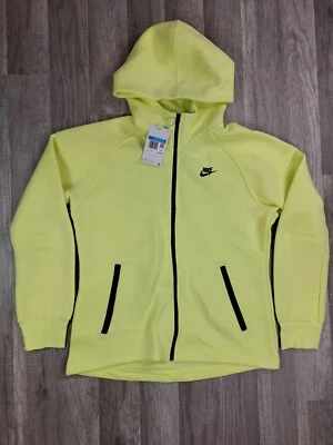 Sudadera con capucha Nike Sportswear Tech polar cortavientos cremallera completa para mujer talla mediana NUEVA Foto 1 de 4