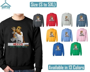 MEXICO Wall Trump Wall UNISEX CREWNECK Sweatshirt Trump Mexico Wall Build - Picture 1 of 2