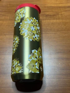 NUEVO 2024 Exclusivo de Navidad Starbucks 16oz Vaso de Acero Copo de Nieve Dorado EUROPA - Imagen 1 de 5
