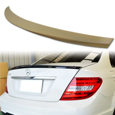 UNPAINTED ABS FOR Mercedes BENZ W204 SEDAN D STYLE REAR TRUNK SPOILER Sport C250 - Image 1 of 4