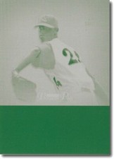 2007 Clayton Mortensen TriStar Rookie Printing Press Plate RC Mint 1/1