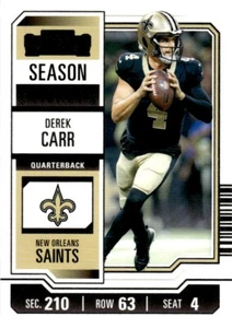 Derek Carr #72 2023 Panini - Contenders Saints - Bild 1 von 2