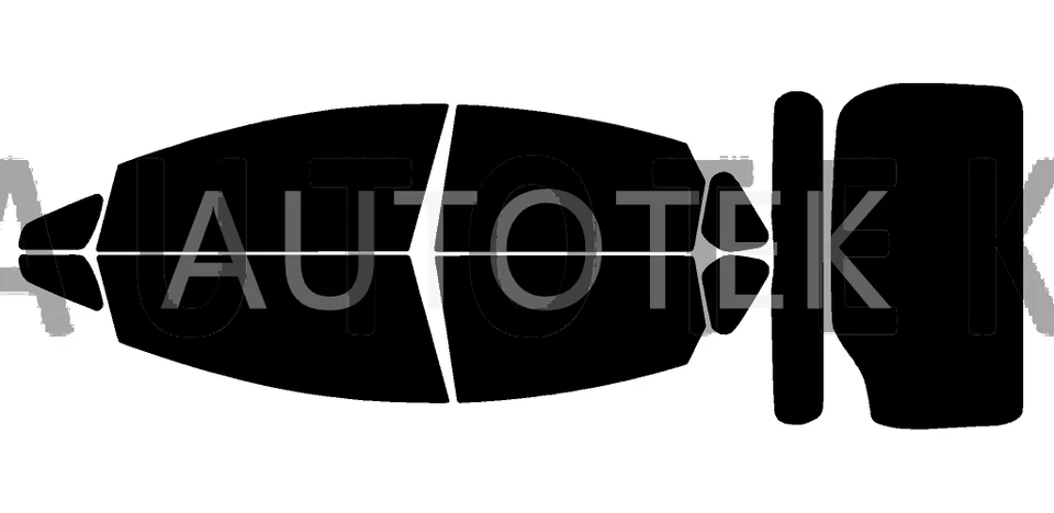 Película precortada para ventanas laterales cualquier tono para Toyota Prius enchufable 2012-2015 Foto 1 de 4