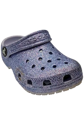 Zueco Crocs Clásico Brillo Brillo Esmerilado para Niñas Pequeñas Foto 1 de 3