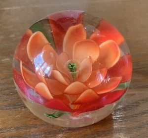 Small Orang And Green Paperweight - Picture 1 of 3