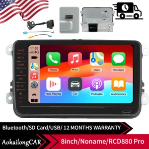 8" RCD880 Carplay Radio Android Auto RCD330 Tool Set For VW Golf Jetta Passat US - Picture 1 of 21
