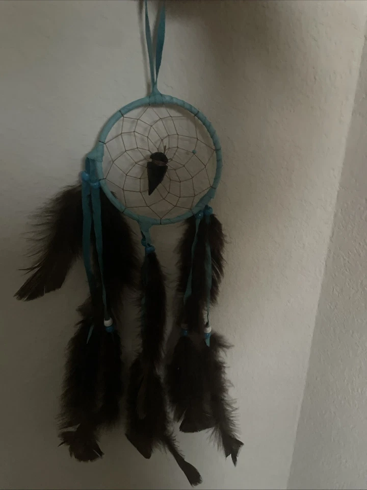 Atrapasueños para Dormitorio Hecho a Mano Diseño Plumado Grande Foto 1 de 1