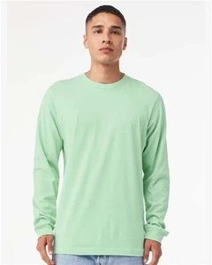 BELLA + CANVAS Jersey Long Sleeve Tee - Mint - BELLA + CANVAS 3501 - Picture 1 of 2