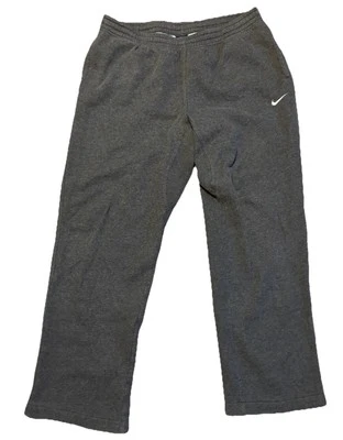 VINTAGE Nike Pants Mens XXL 2XL Joggers 90s Gray Sweat Pants Workout Drawstring - Image 1 of 4