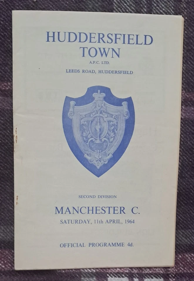 1963/64 Division Two - HUDDERSFIELD TOWN v. MANCHESTER CITY - Image 1 of 1