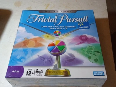 Trivial Pursuit BEST of GENUS 2400 of Very Best Genus 1-6 Game New Sealed - Image 1 of 2