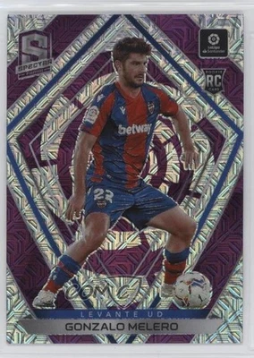2020 Chronicles Spectra La Liga Purple Mojo Prizm Gonzalo Melero #16 Rookie RC - Image 1 of 2