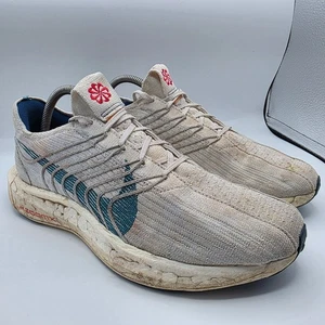 Nike Pegasus Turbo Next Nature Zoom X Mens Size 9 White Pure Platinum Shoes - Picture 1 of 13