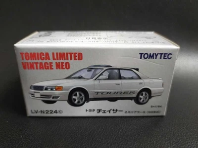 Tomica Toyota Chaser 2.5 Tourer S blanco 1998 modelo diecast, usado Foto 1 de 4