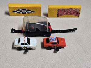 Duke of Hazzard General Lee +1 Wind Up Wrist Racers Car 1979 Knickbocker Vintage - Picture 1 of 19