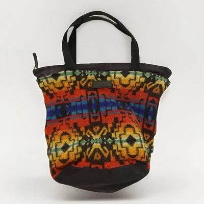 Pendleton Bag Aztec Southwestern Wool Indian Navajo Tote Bag SZ 15”x13”x6” - Image 1 of 4