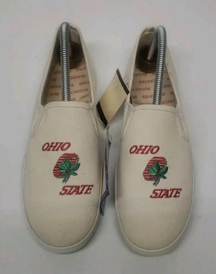 Zapatillas bordadas de colección Ohio State Buckeyes EASTSPORT por STARTER ¡Talla 8,5⭐1 de 1! Foto 1 de 4