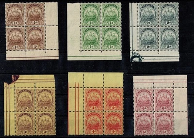 Bermuda 1922-1934 SG 77, 77a, 80, 84, 85, & 86 WATERMARK SCRIPT CA MNH GEM - Image 1 of 2