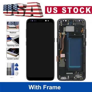 For Samsung Galaxy S8 G950 Replacement Display LCD Touch Screen with Frame US - Picture 1 of 17