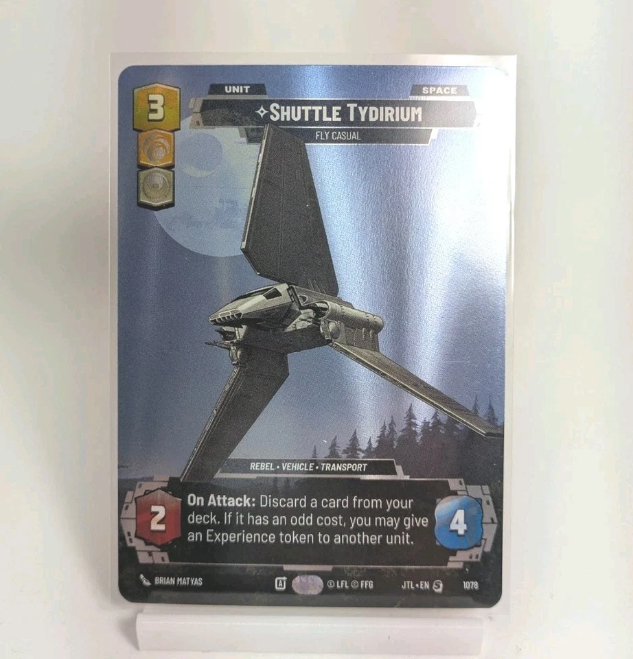 SWU TCG "Shuttle Tydirium" Fly Casual Prestige Foil 1078 - Image 1 of 1