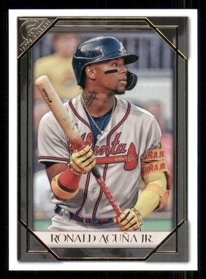 2021 Topps Gallery #56 Ronald Acuna Jr. - Image 1 of 2