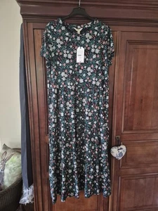 Seasalt Jersey Cotton Dress 14 NWT - Picture 1 of 6