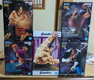 Conjunto de 5 figuras One Piece Battle Record Collection y Grandista - Imagen 1 de 16