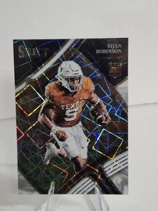 2023 Panini Select Draft Picks #109 Bijan Robinson White  Lazer Prizm Texas - Picture 1 of 2