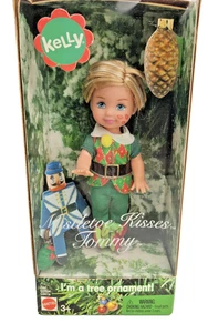 Kelly Mistletoe Kisses Tommy Barbie Christmas Doll Ornament Mattel 2004 Holiday - Bild 1 von 10