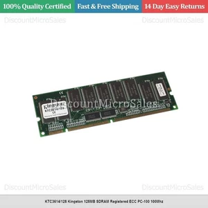 KTC3614/128 Kingston 128MB SDRAM Registered ECC PC-100 100Mhz - Picture 1 of 1