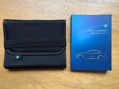 BMW SERIE 2 COUPE' PROPRIETARIO MANUALE MANUALE E PORTAFOGLIO PACK 2021-2024. - Immagine 1 di 3