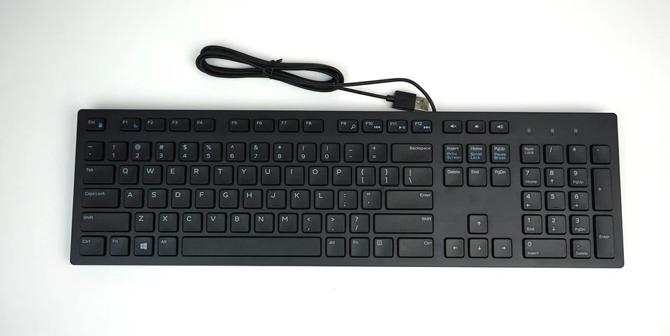 Dell KB216AW-B Wired Multimedia USB Keyboard-Open Box - Image 1 of 1