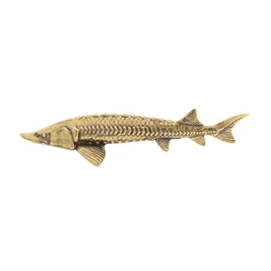 Sturgeon Fish Statue Craft Creative Fish Sculpture for Shelf Business Office - Picture 1 of 7