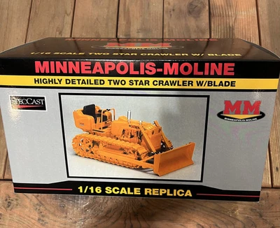 Minneapolis-Moline Two Star Crawler W/ Blade SpecCast 1/16 scale Collectible NIB - Image 1 of 4