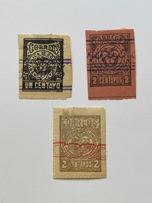 Colombia - Scott #185,186,188 (1901) MH - Free Shipping - Image 1 of 2