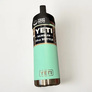 Yeti Seafoam Botella de Agua Verde Rambler 18oz con Chug Cap Nuevo Con Etiquetas - Imagen 1 de 6