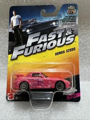 New 2017 Mattel Fast & Furious Honda S2000 Suki Very Rare 1/55! #R1 - Image 1 of 4
