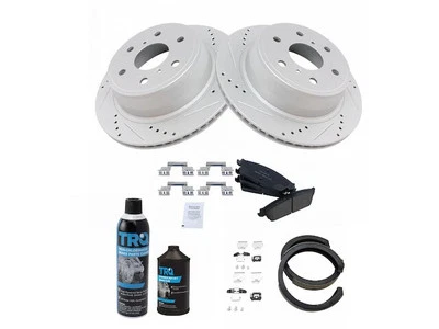 Para 2007-2013 GMC Yukon conjunto de pastilhas de freio traseiras 12712XMSP 2008 2009 2010 2011 2012 - Imagem 1 de 2