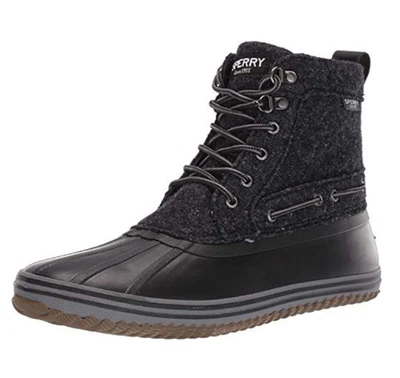 Sperry Top-Sider Huntington Duck Boot Men's Size 13 $120 Black/Wool - Image 1 of 4