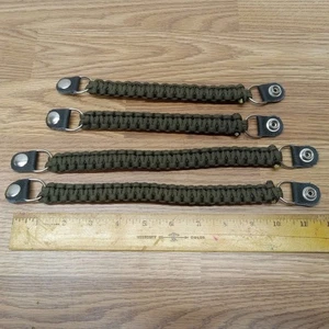 Vest extenders Olive extra long 9" & 11"paracord EXCLUSIVELY Made By Stitch!! - Picture 1 of 2