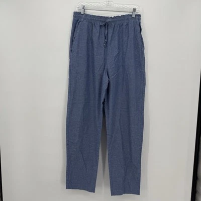 Jantzen Classics Blue Cotton Blend Lightweight Pants Size 16 Drawstring - Image 1 of 4