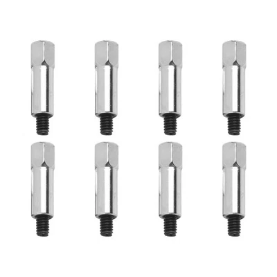 Easy to Use Chrome Valve Cover Bolts Stud Kit for Chevy Small Block Engines - Image 1 of 4