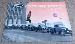 Altes Prospekt Ford Vierzylinder Lastwagen Modell BB und Spezial LKW 1930er - Bild 1 von 6