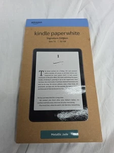 Nuevo Kindle Paperwhite Signature Edition (32 GB) jade metálico (AMR) - Imagen 1 de 2